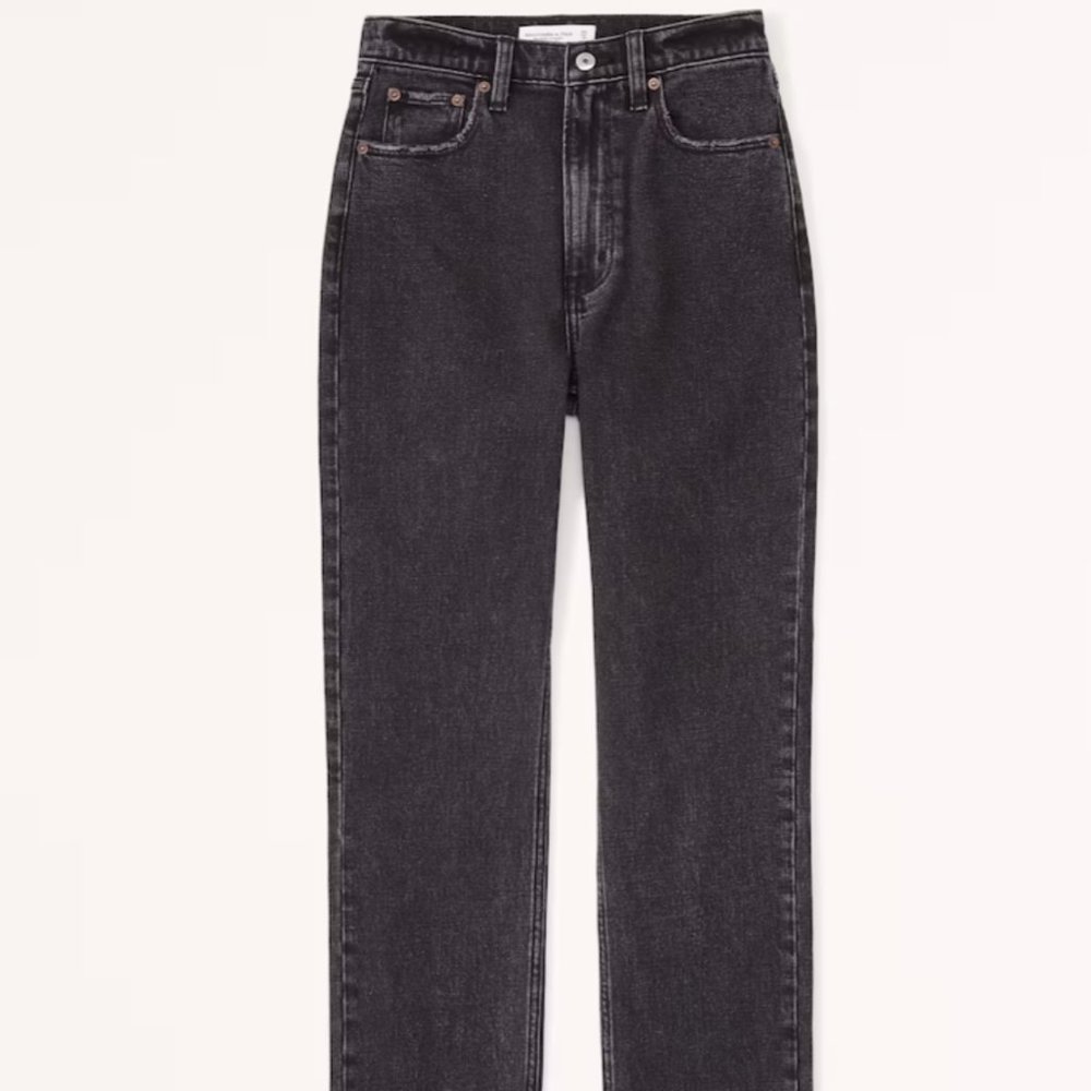 Curve Love Ultra High Rise Ankle Straight Jean- 26/size 2- short